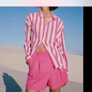 Zara Pink Women's Shorts